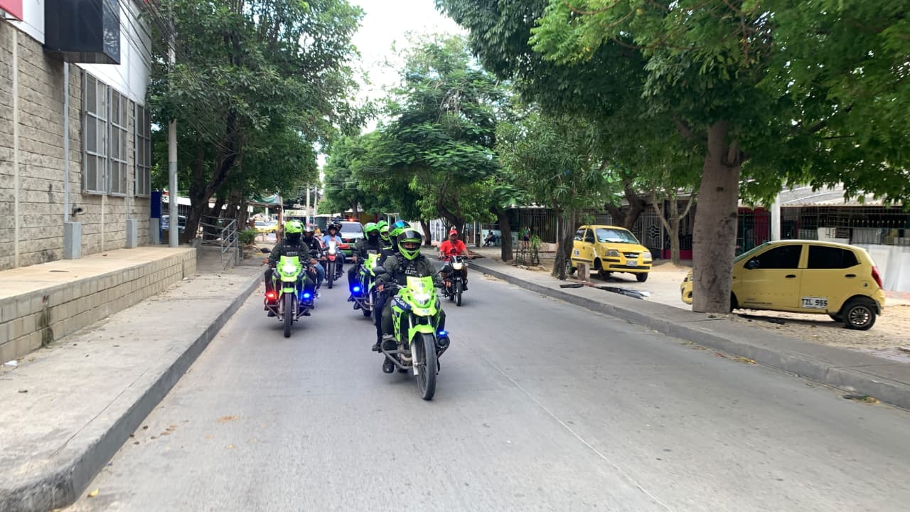 Policía de Barranquilla reporta 66 capturados y nueve armas de fuego incautadas el fin de semana. Foto: Policía de Barranquilla.