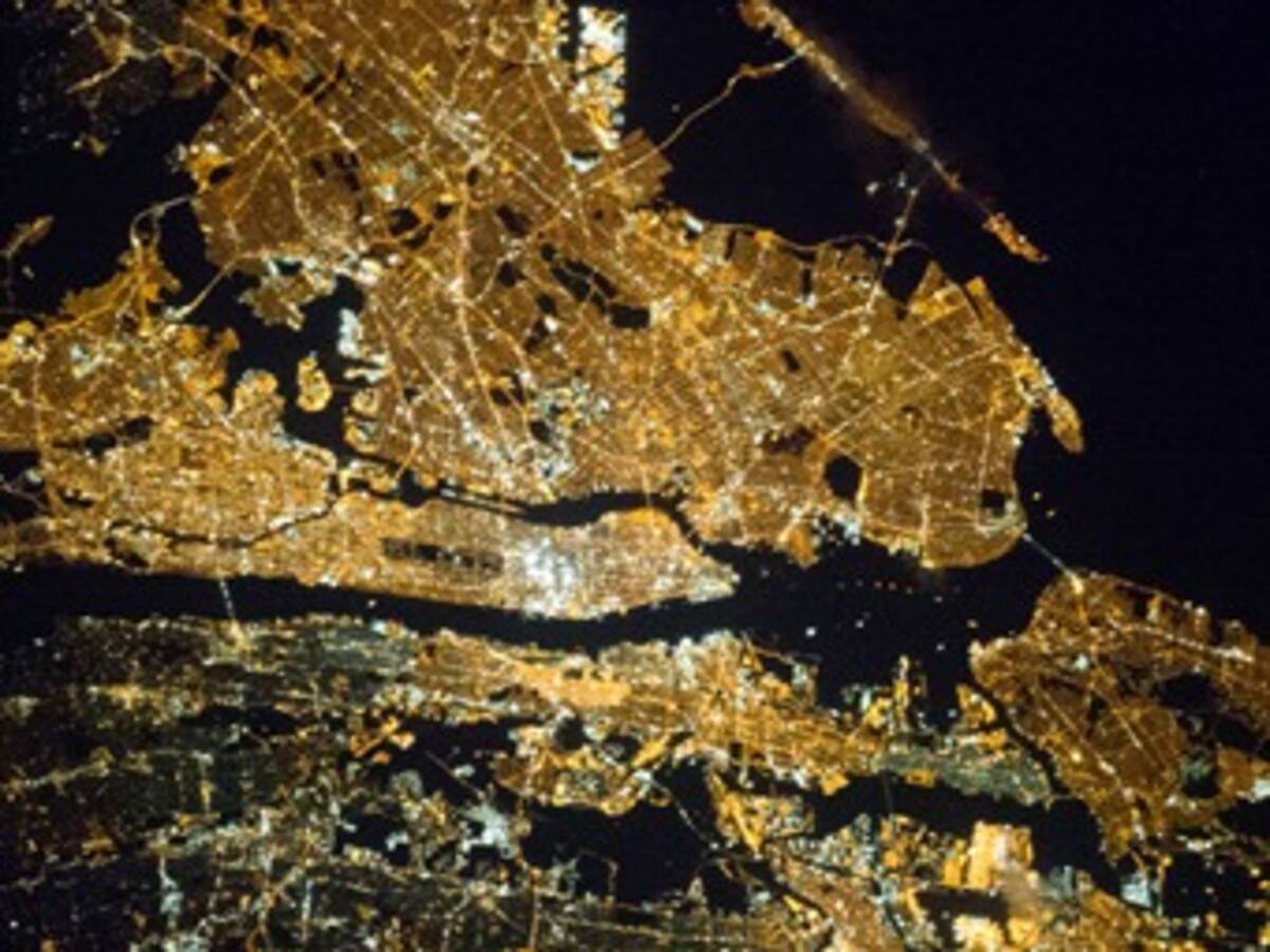 Espectacular foto desde el espacio le toman a Nueva York