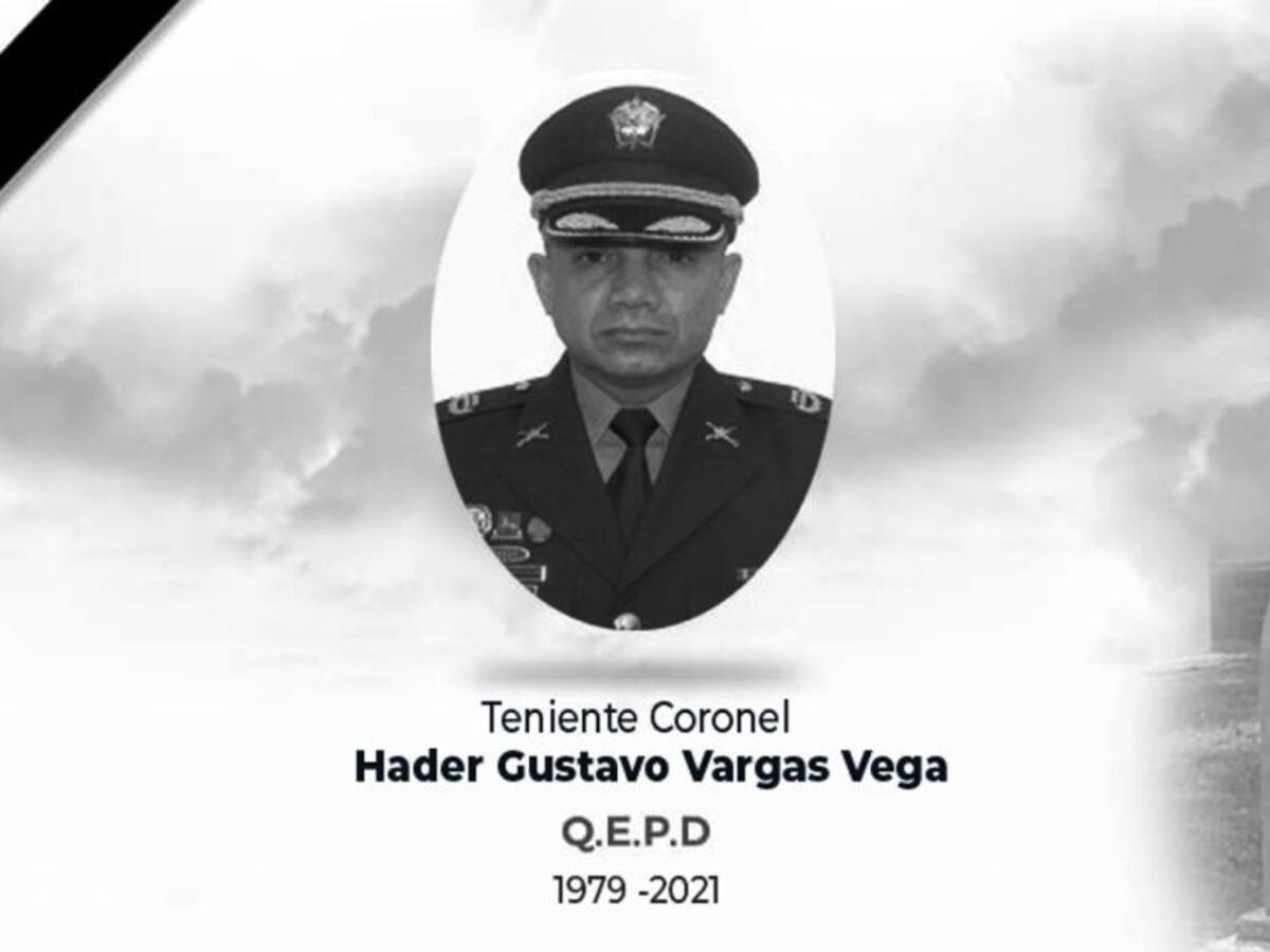 Por COVID-19, falleció comandante operativo de la Policía de Bolívar