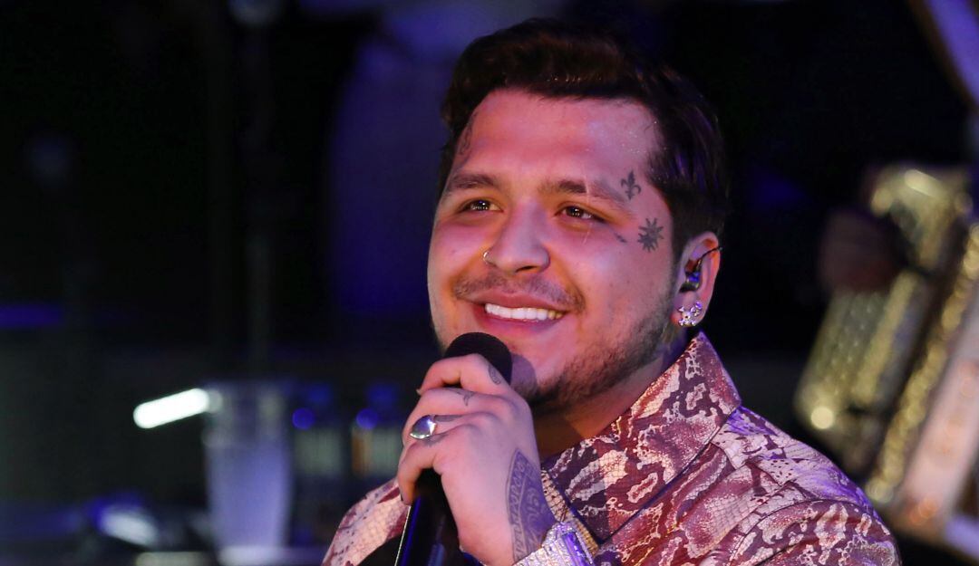El cantante mexicano, Christian Nodal