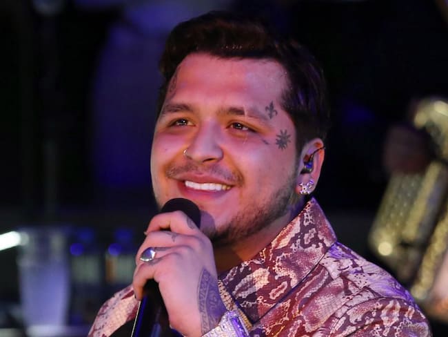 El cantante mexicano, Christian Nodal