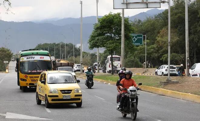 Imagen de referencia de las vías de Cali (Crédito: Alcaldía de Cali)