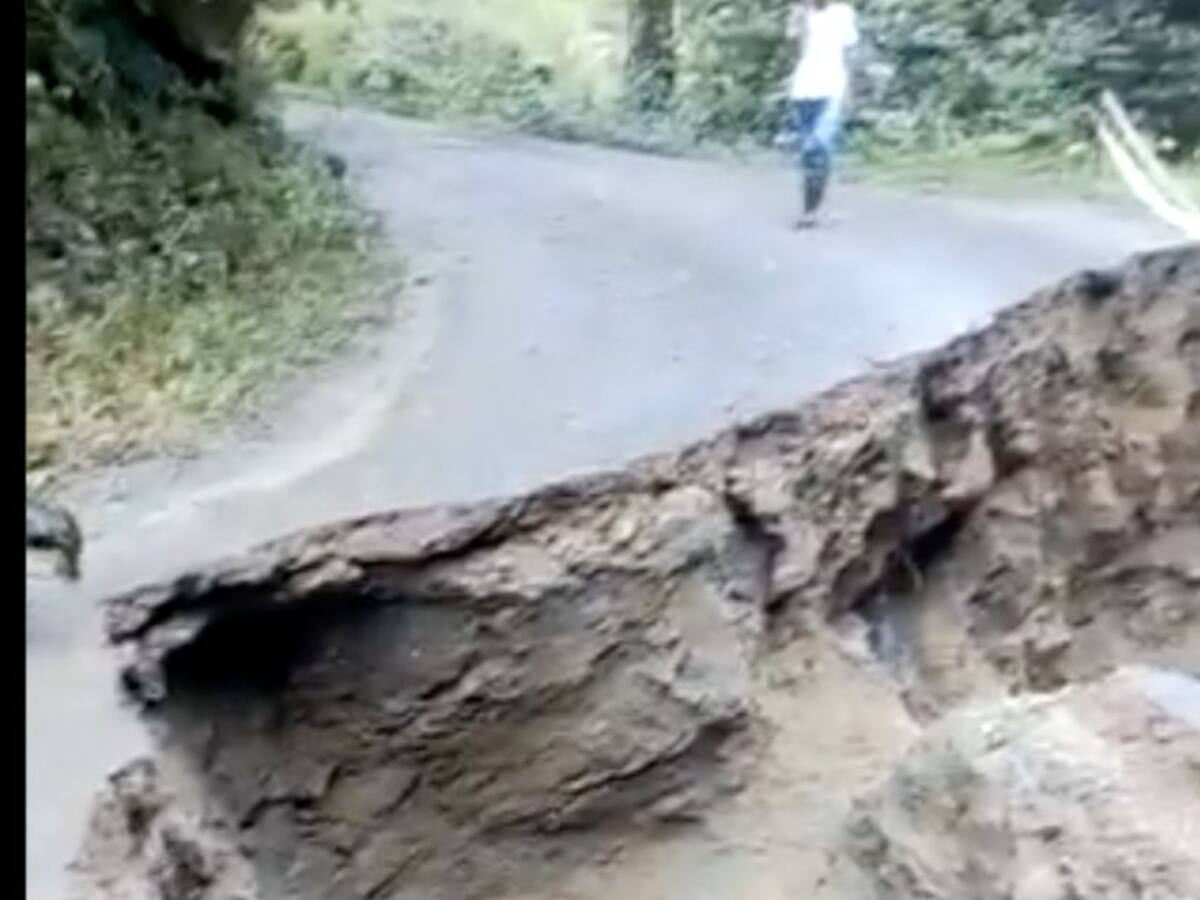 Lluvias dejan incomunicado el municipio de Peque, Antioquia