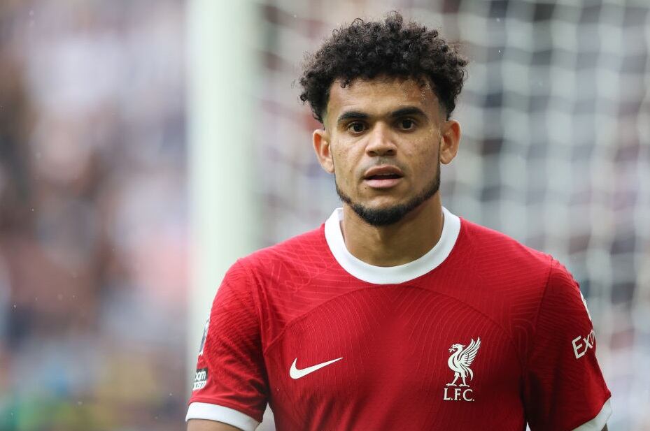 Luis Díaz, futbolista del Liverpool (Photo by Matthew Ashton - AMA/Getty Images)
