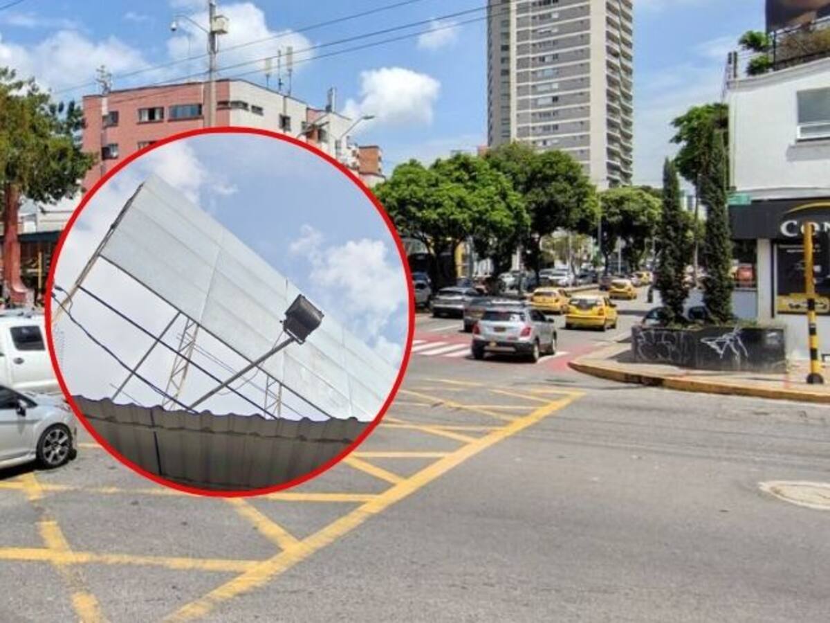 Desmontaron valla con mensaje político que generó polémica en Bucaramanga