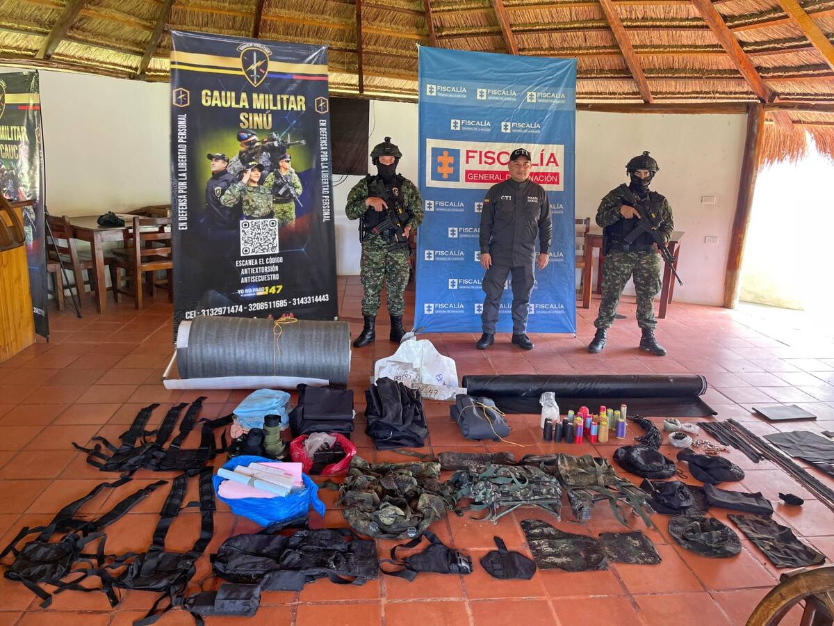 Ejército desmantela taller clandestino del Clan del Golfo en Ayapel, Córdoba