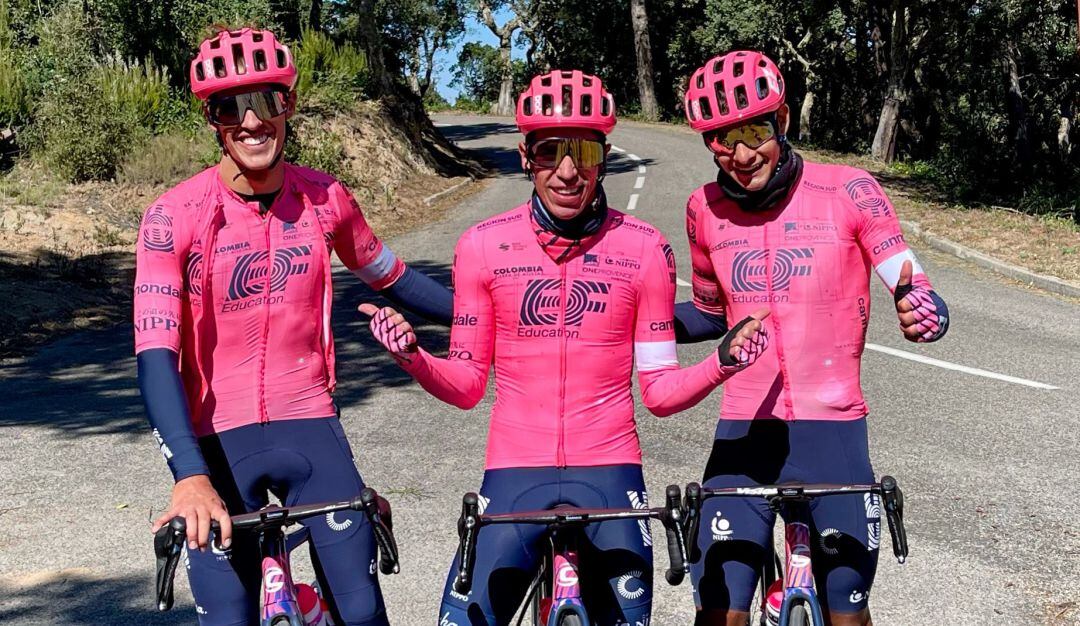 Tren colombiano del EF Pro Cycling: ‘Rigo’ Urán ya entrena de nuevo en Europa