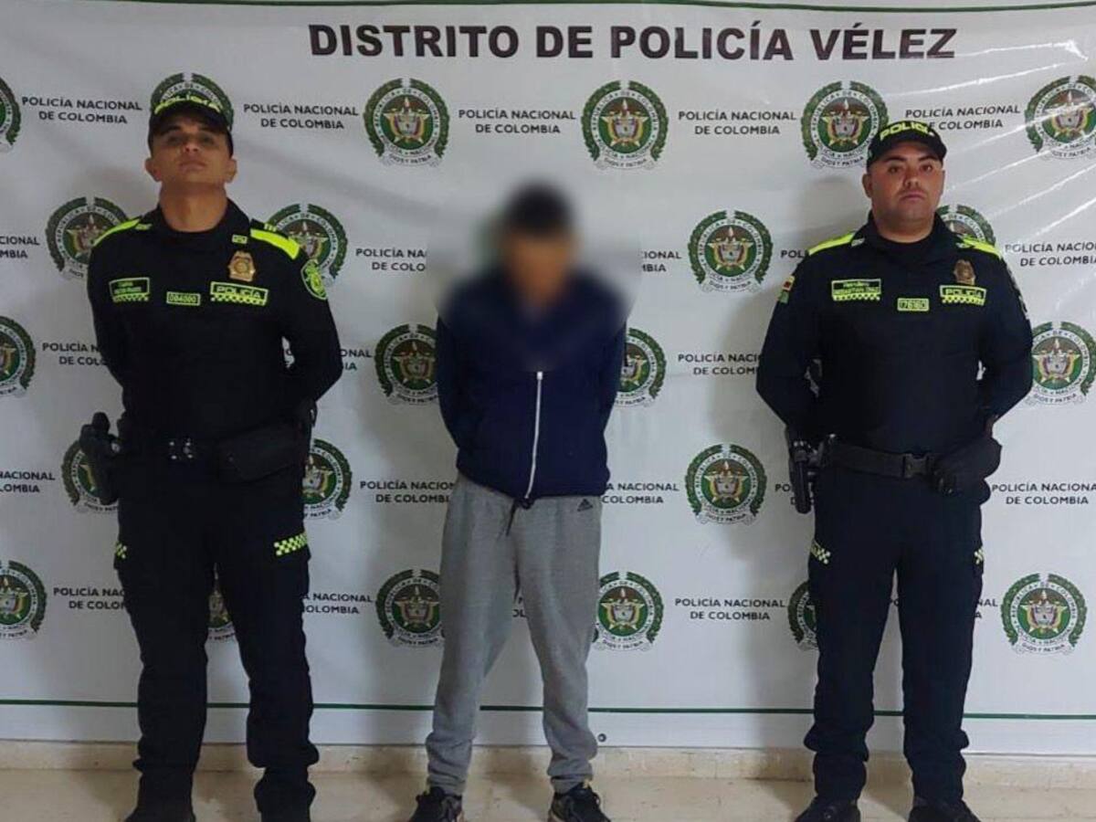 Capturan a un hombre que mató a su vecina en Vélez, Santander