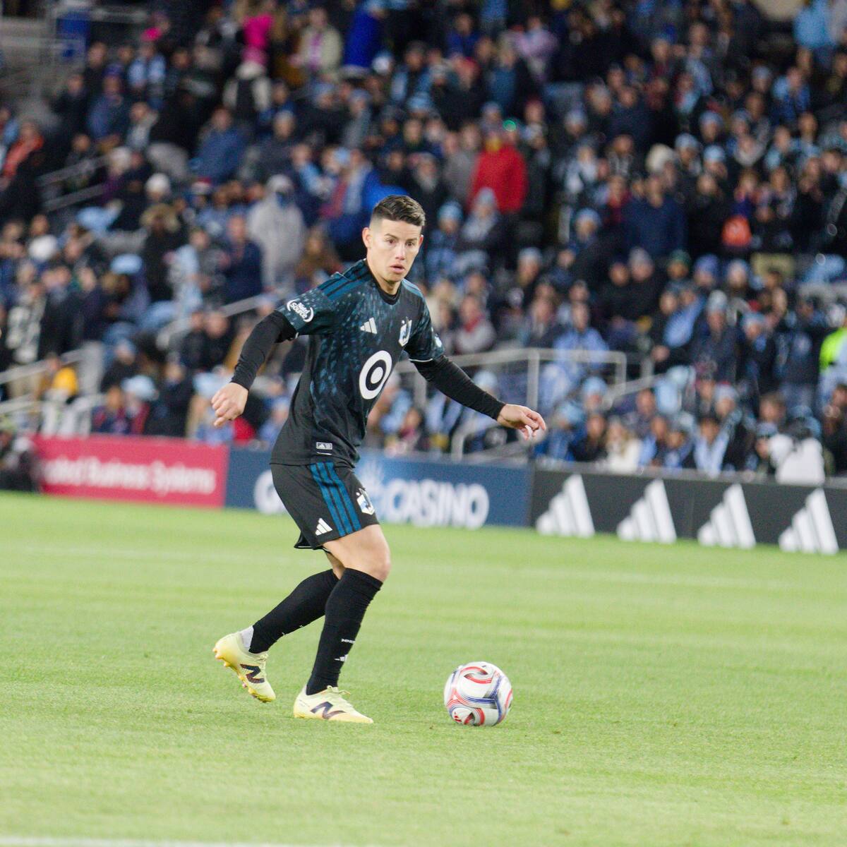 James Rodríguez sigue generando preocupación en Minnesota: Ingresó al minuto 90 ante el Portland