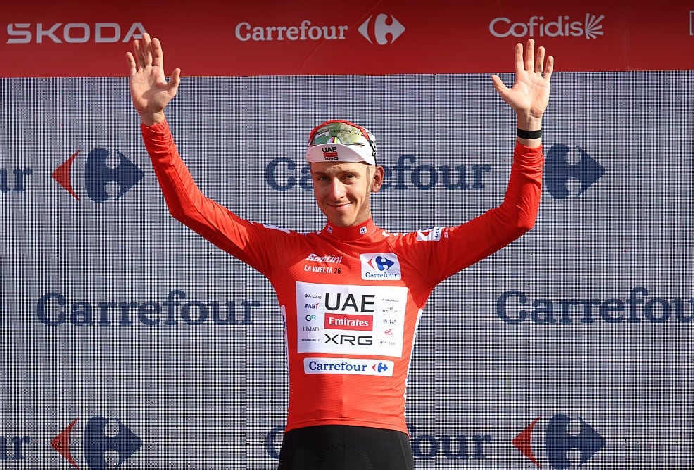 Tadej Pogacar, líder de la Vuelta España / Getty images