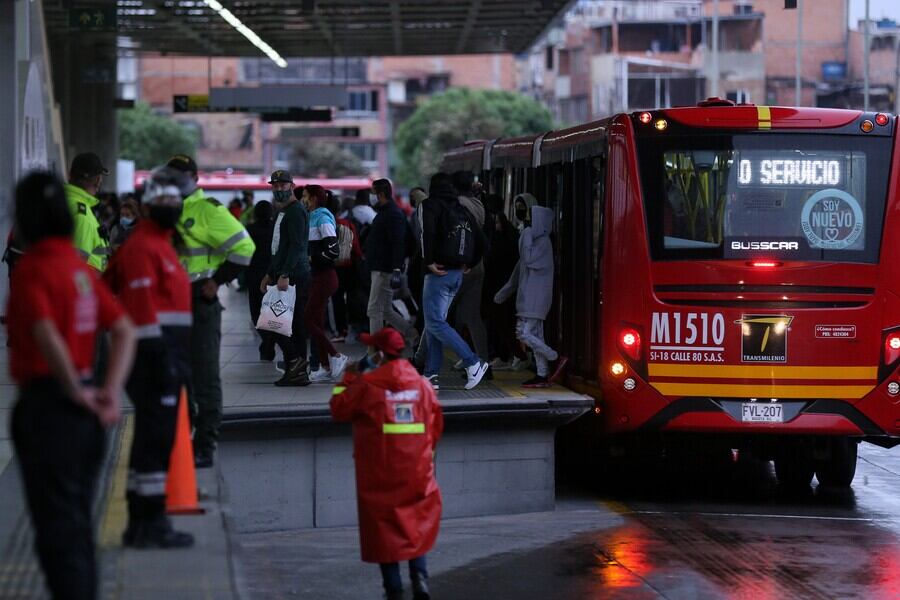 Imagen de referencia de Transmilenio. Foto: Colprensa.