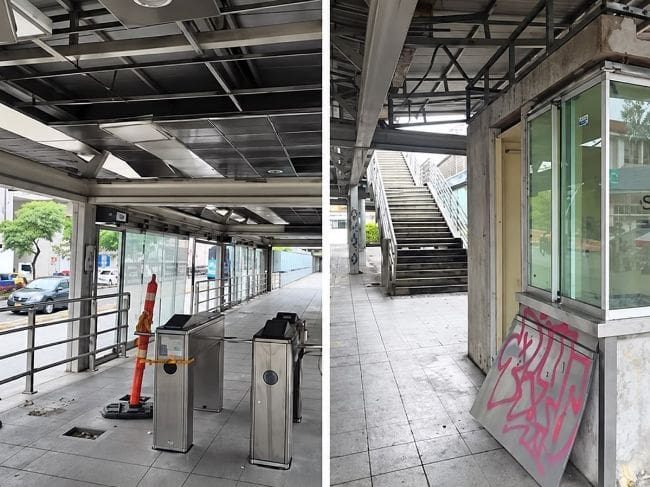 Estacion Provenza del sistema Metrolinea en Bucaramanga
