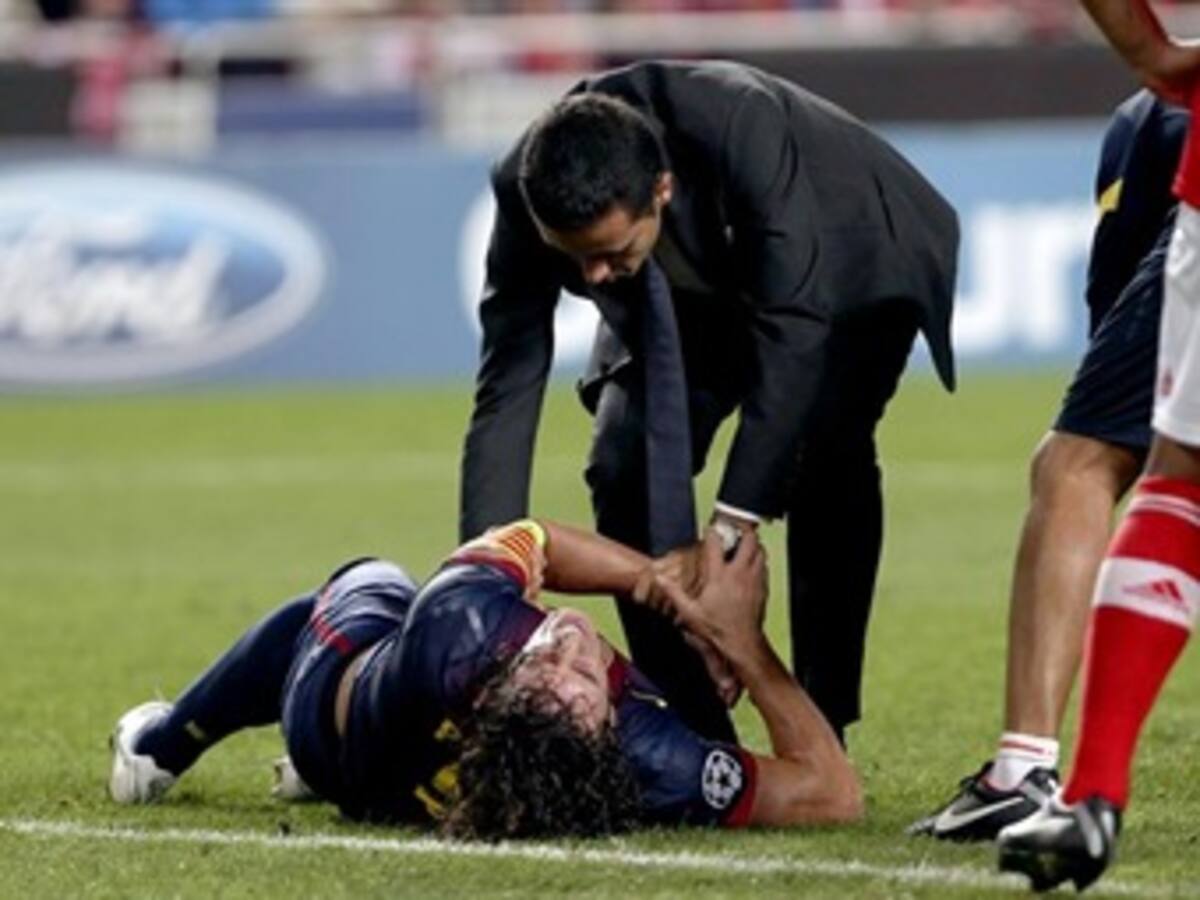 Barcelona confirmó que Puyol estará ocho semanas por fuera de las canchas