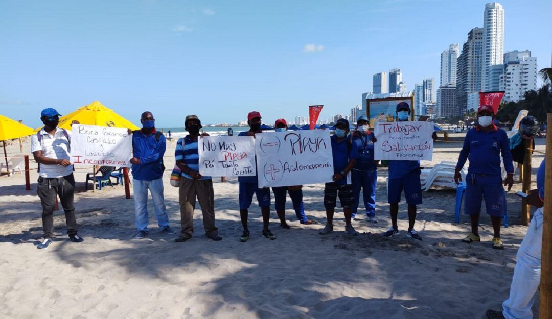 Protestas de carperos de Cartagena