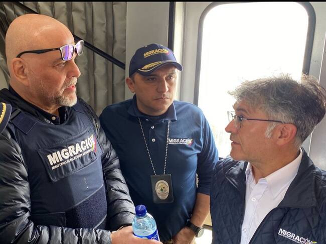 Salvatore Mancuso al llegar a Colombia. Foto: Migración Colombia