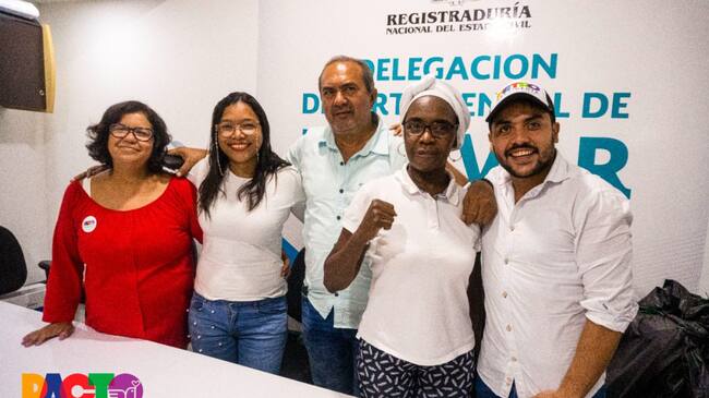 La lista la encabeza Dorina Hernández, líder afro del departamento