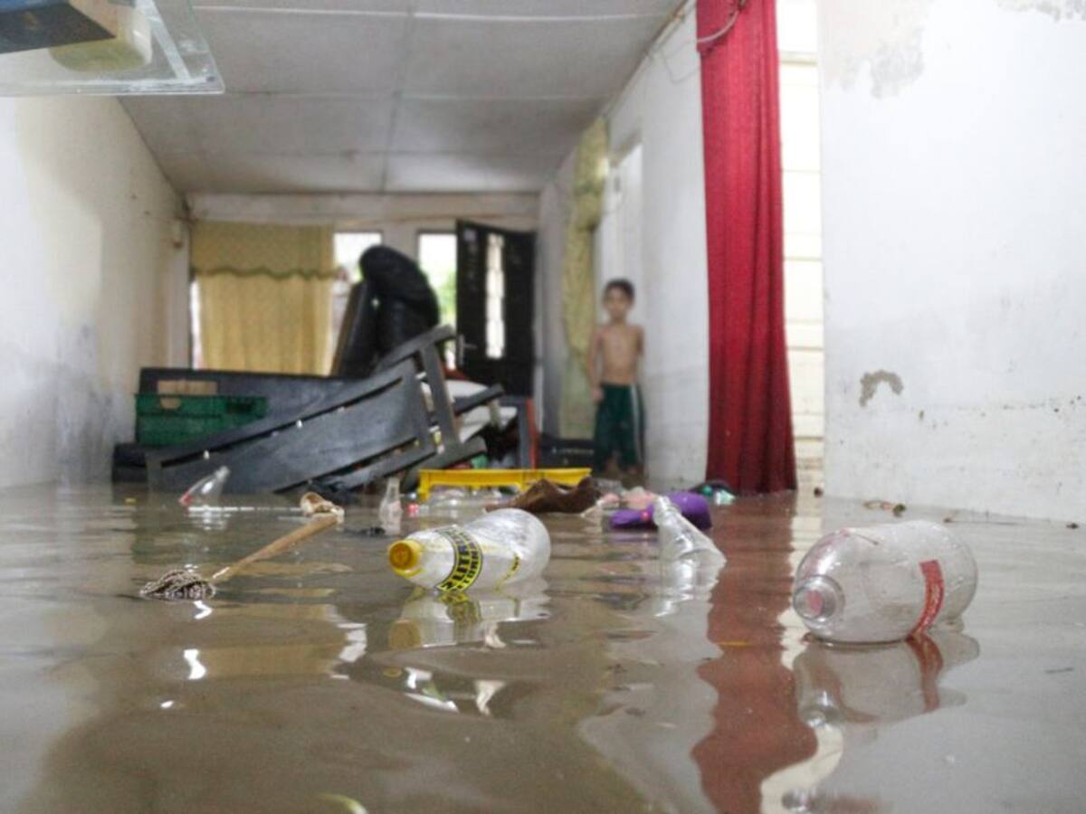 254 familias damnificadas por lluvias en Malambo