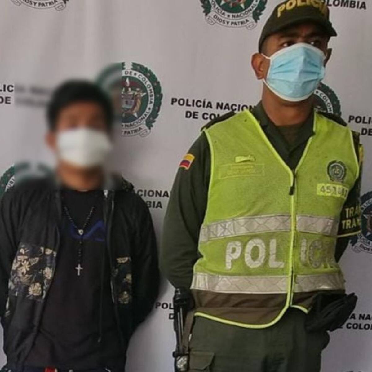 Fue detenido en vías de Caldas con accesorios para un grupo delincuencial
