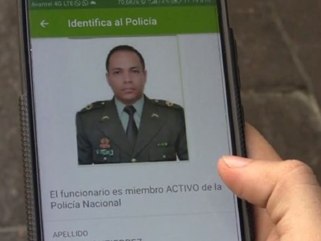 Policía de Cartagena invita a usar app para reconocer a falsos uniformados