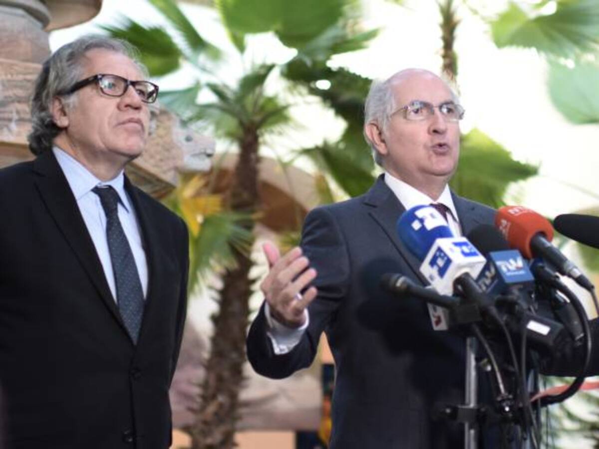 “La oposición en Venezuela está dividida y el diálogo entre las partes no es incluyente”: Luis Almagro