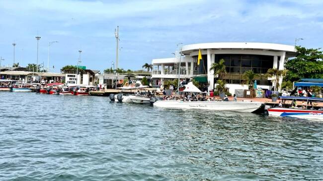 La DIMAR evidenció que en otros lugares de Cartagena como Bazurto y Martínez Martelo están zarpando embarcaciones con pasajeros