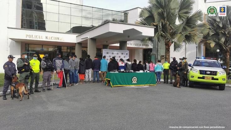 Informe Banda desarticulada en el Quindío