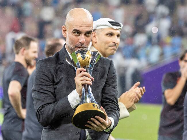 Pep Guardiola tras vencer a Fluminense | Foto: Richard Callis/Eurasia Sport Images/Getty Images