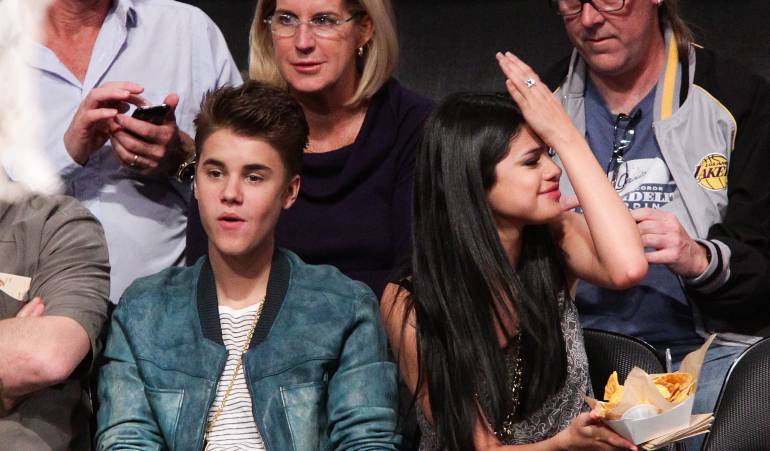 Justin Bieber y Selena Gomez hace cinco años. 