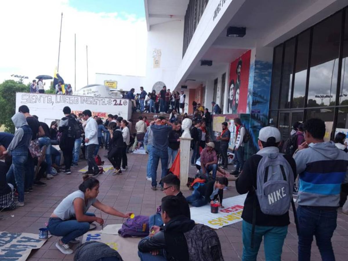 Por paro estudiantil cerraron restaurantes de la universidad UPTC en Boyacá