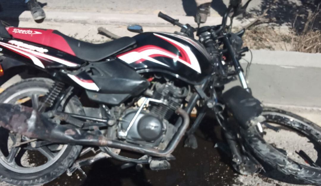 El accidente se registró en la vía principal del sector industrial de Mamonal