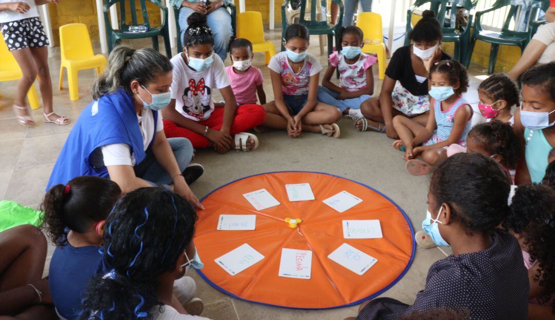 El espacio contó con la asistencia de 25 niñas que hacen parte de la Corporación Social para el Desarrollo Integral y Sostenible de Nelson Mandela