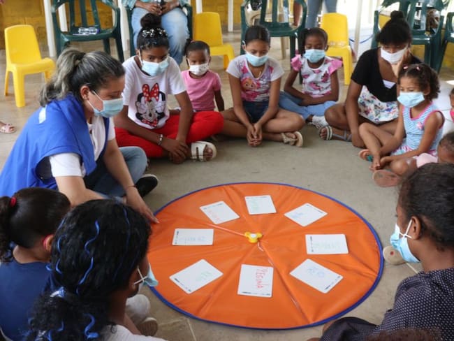 El espacio contó con la asistencia de 25 niñas que hacen parte de la Corporación Social para el Desarrollo Integral y Sostenible de Nelson Mandela