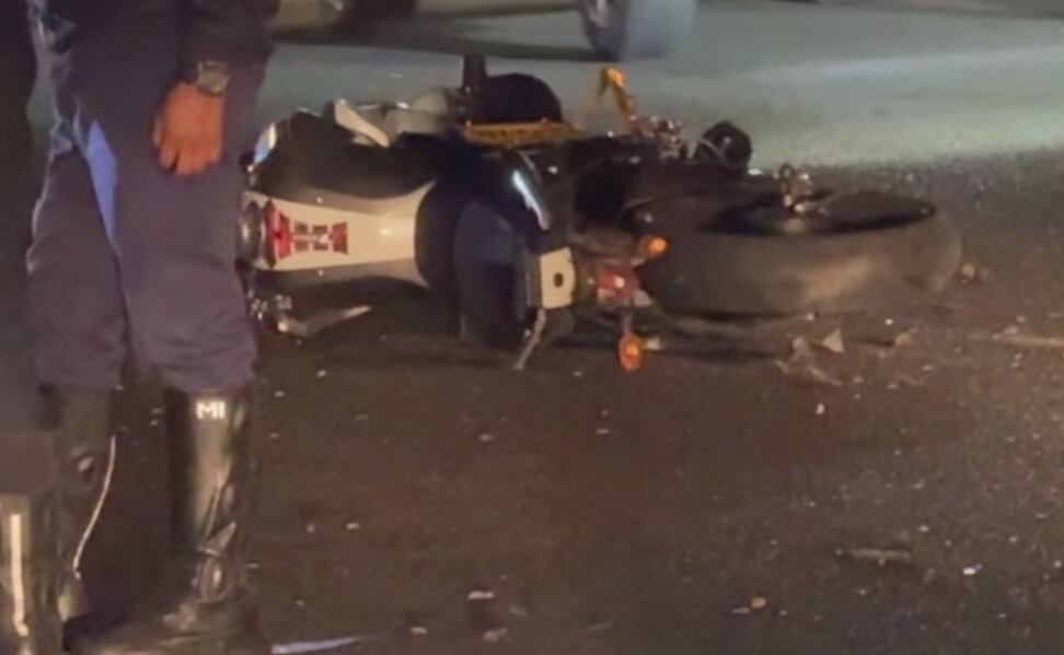 Un motociclista murió