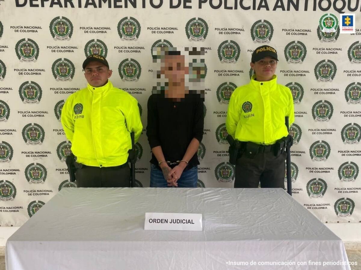 Alias Palito está acusado de participar en siete homicidios en Caucasia
