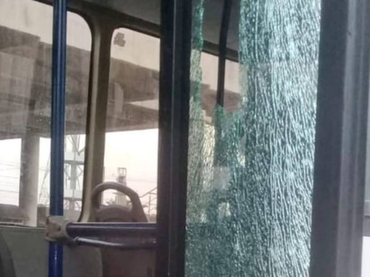 Vandalizan un tercer bus de Transmetro este 2021