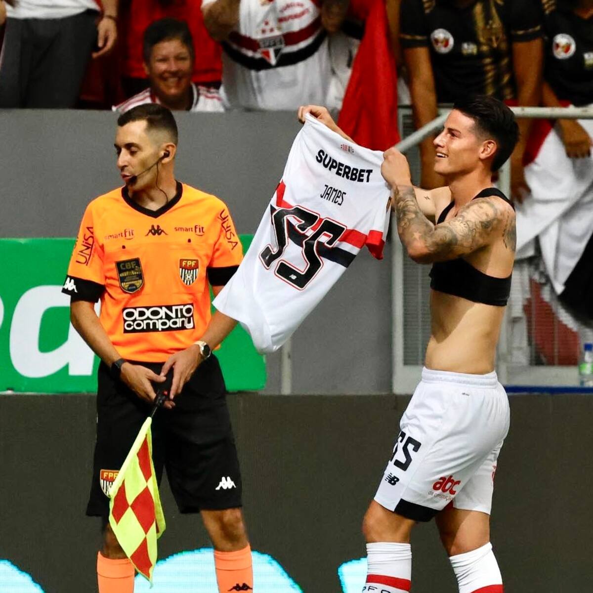 James Rodríguez tras su regreso con gol al Sao Paulo: “Vamos por buen camino”