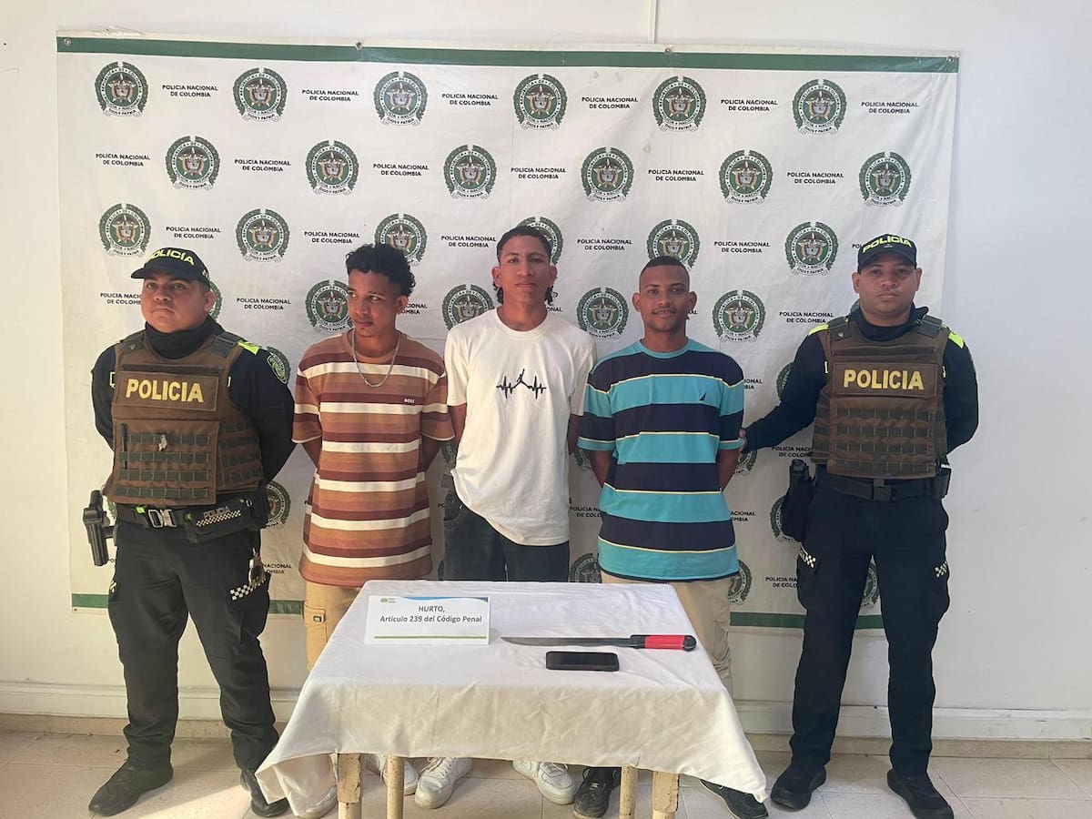 Tres capturados por presunto hurto a residencia en Arjona, Bolívar