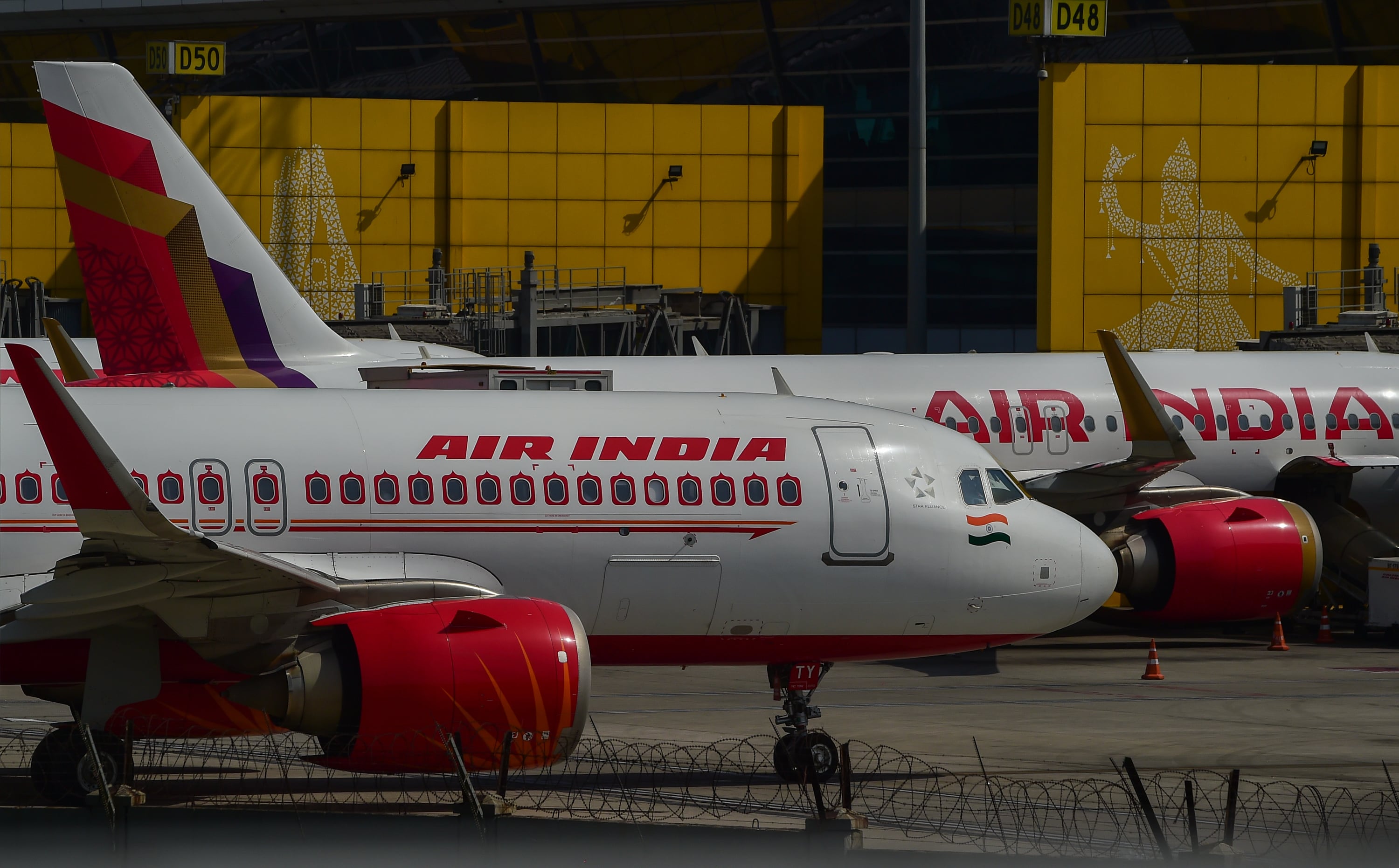 Vuelo de Air India en el aeropuerto de Delhi: Getty Images.