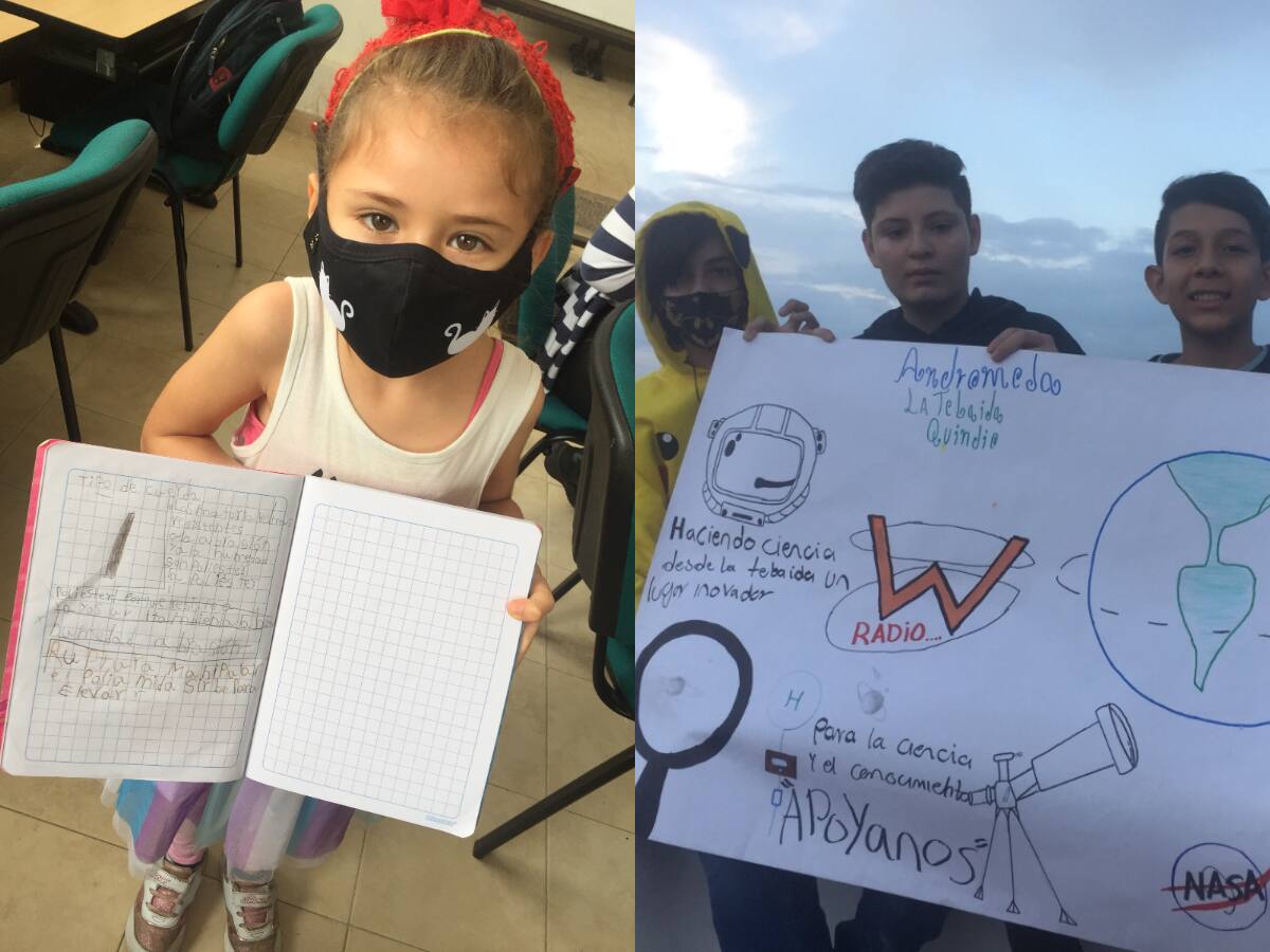 Soluciones W: grupo científico de niños recibe implementos para seguir investigando