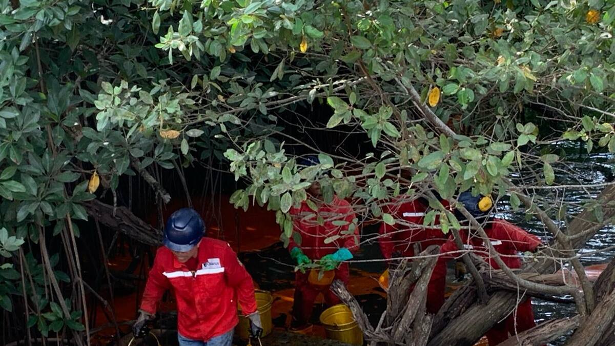 Dimar atendió emergencia en bahía de Cartagena tras derrame de aceite