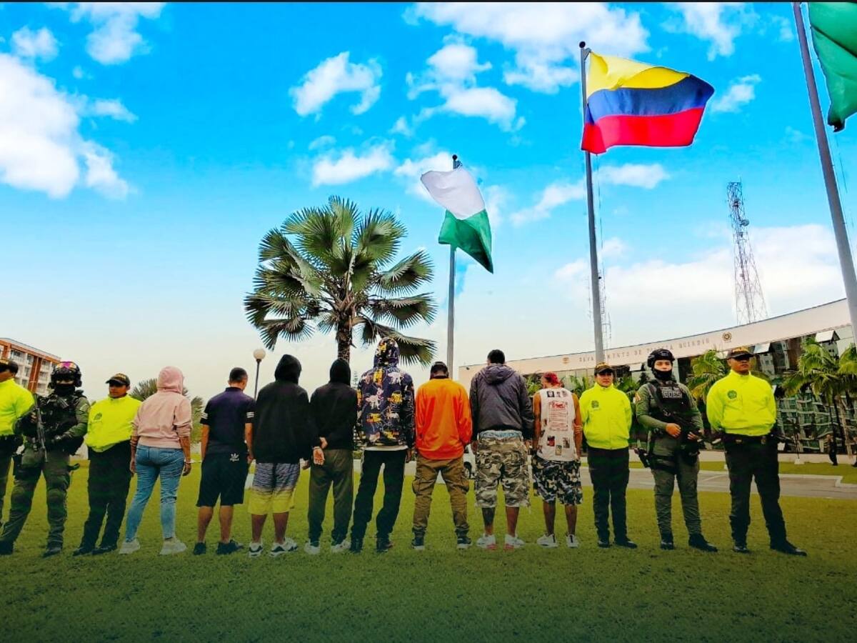 Golpe a la estructura criminal ‘La Profecía’, se esclarece homicidio de policía en Quindío