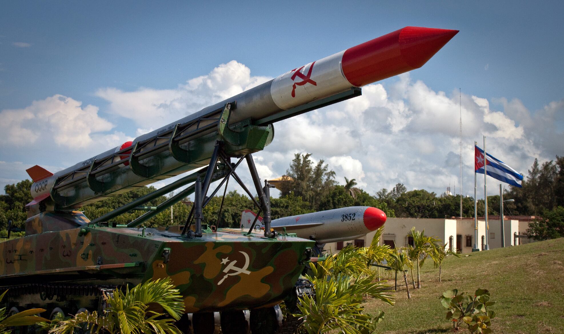 Misil conmemorativo de la crisis de 1962 en La Habana, Cuba / Foto: Getty Images.