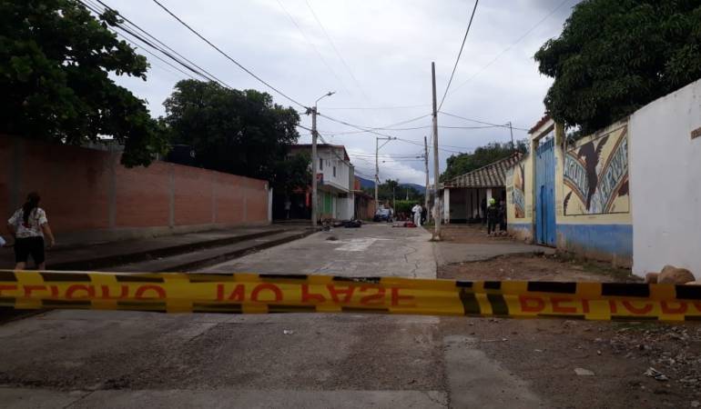 Lugar donde se registro el crimen.