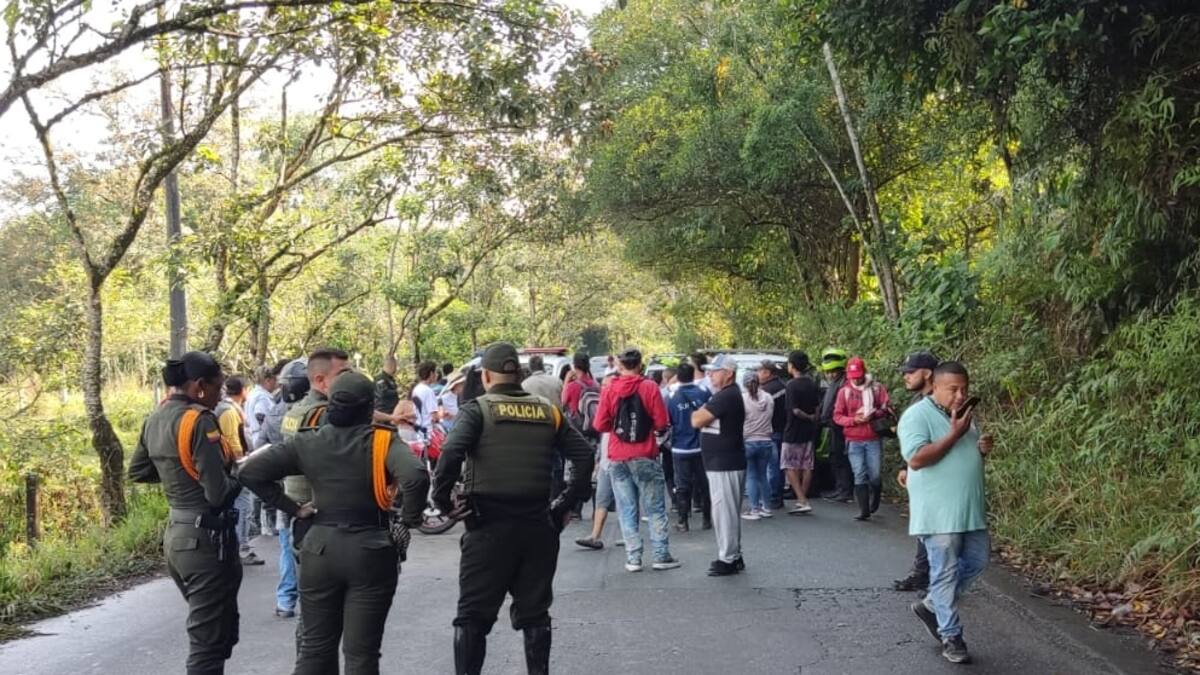 Mineros artesanales levantaron protesta en Porce, pero se mantienen en asamblea permanente