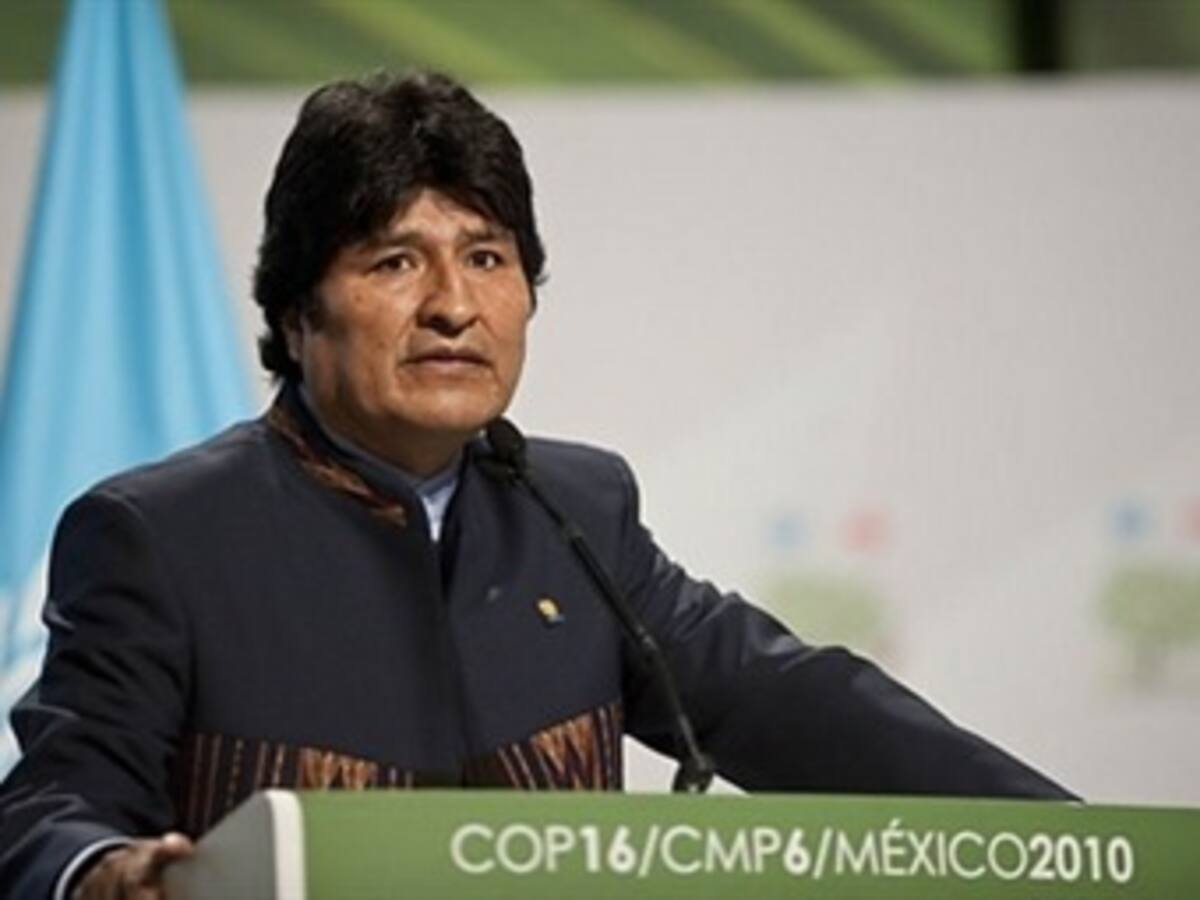 Morales se proclama portavoz de pueblos del mundo pese a su derrota en Cancún