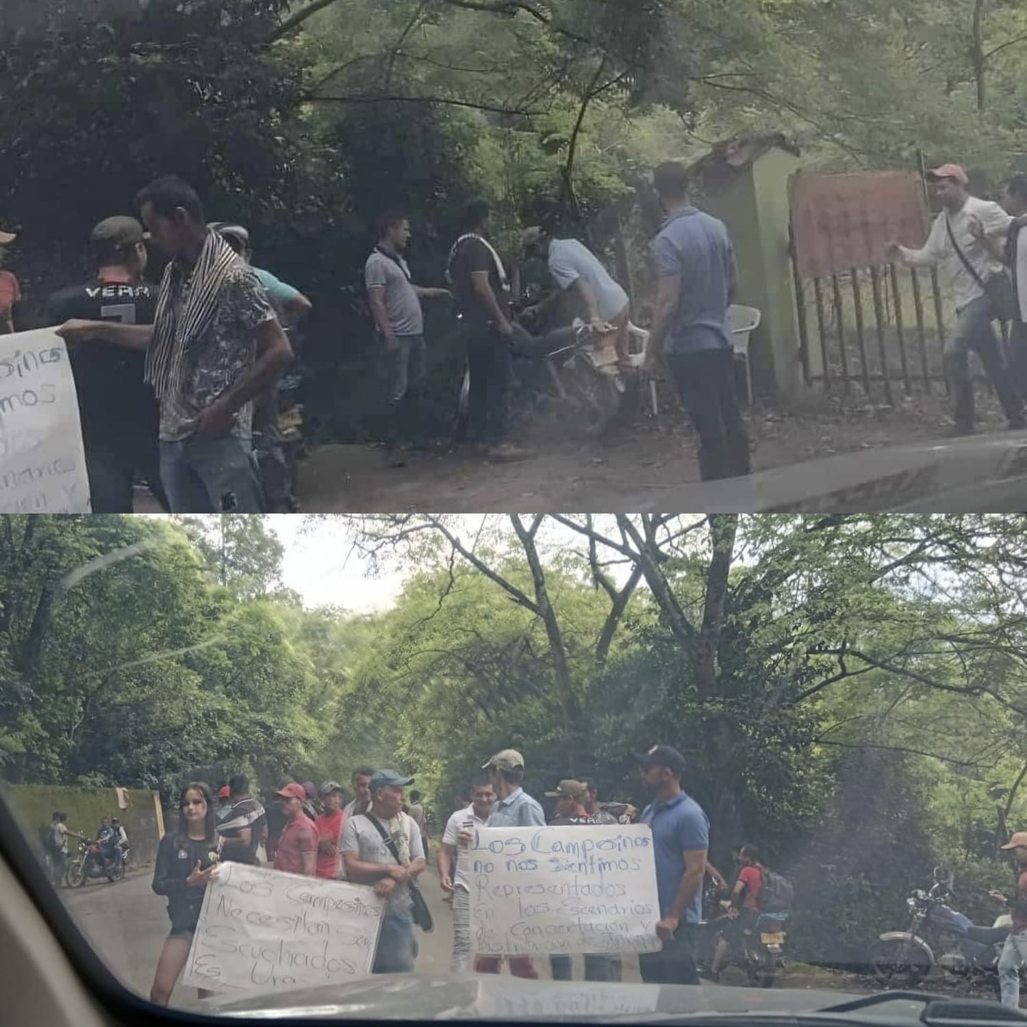 Comunidad se tomó la finca Andalucía, propiedad de la Alcaldía de Sardinata / Foto: Cortesía