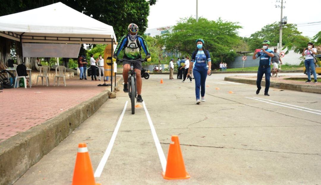 Con Bicidestreza, ciclistas y biciusuarios mejoraran conocimientos y habilidades para la conducción segura de la bicicleta en Cartagena