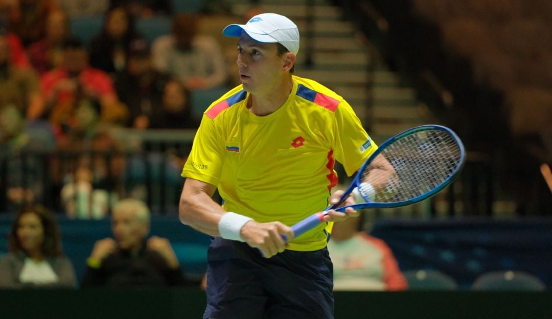 Alejandro González, tenista colombiano en la Copa Davis 2022