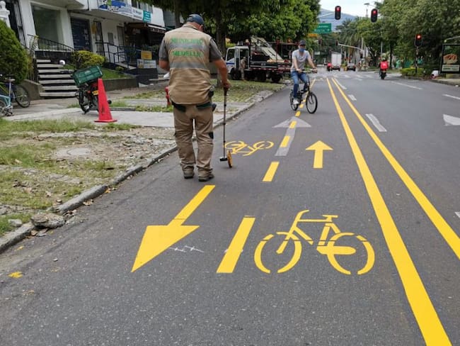 Aumenta presencia de ciclistas en las ciclovías temporales de Medellín