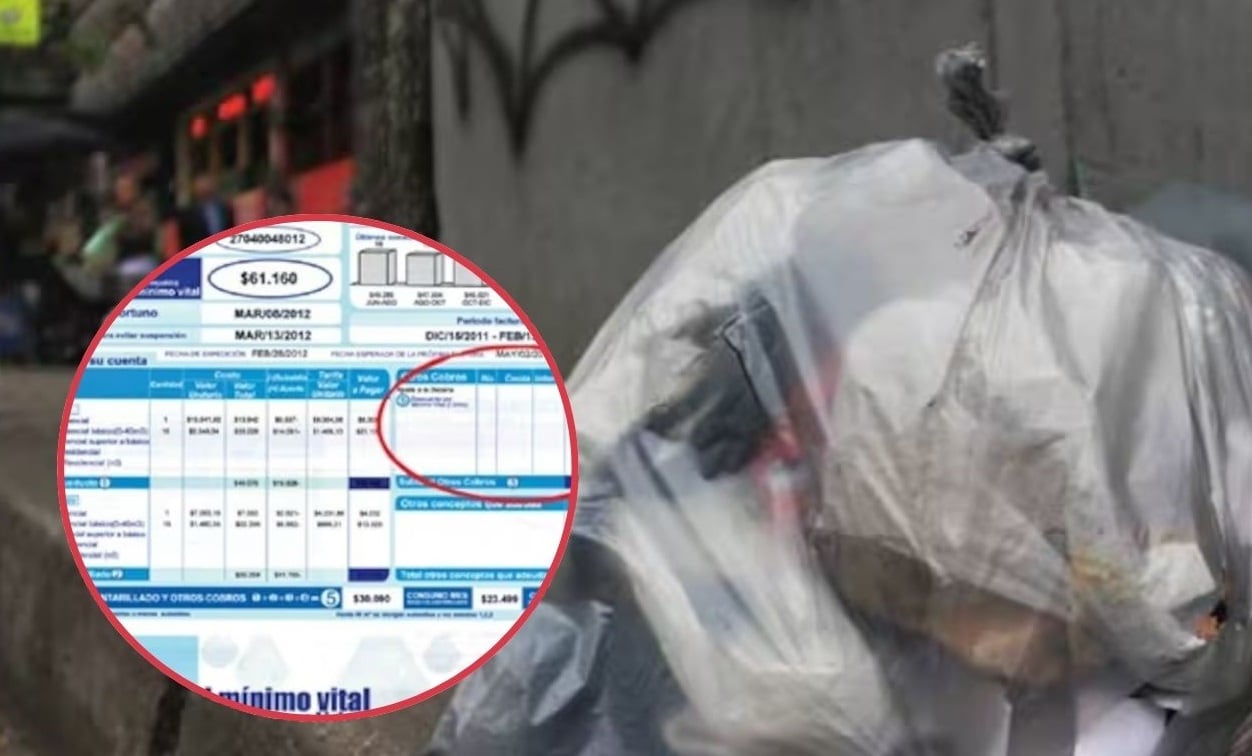 Cobros por aseo en las facturas del Acueducto de Bogotá